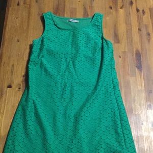 A green summer dress